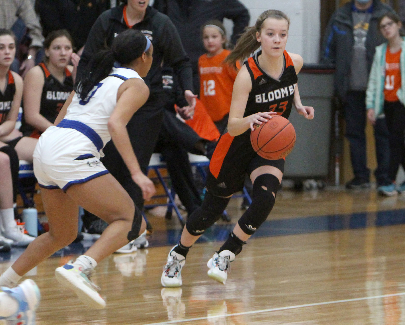 Bloomer at McDonell girls basketball 1-22-22